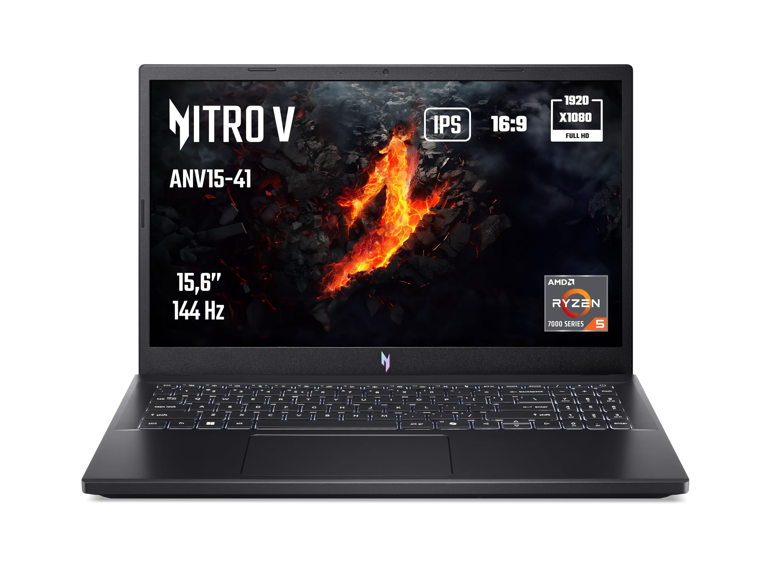 Acer Nitro V ANV15-41-R5AY PC Portable Gaming RTX 4050 144Hz Ryzen 5 16Go RAM 512Go SSD